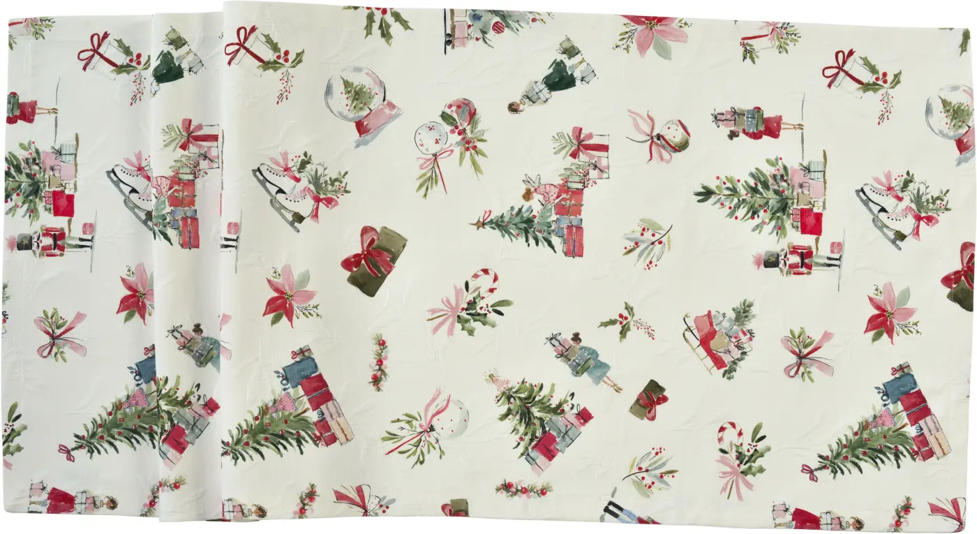 Sander Tischläufer Xmas Presents red/green 50 x 140 cm