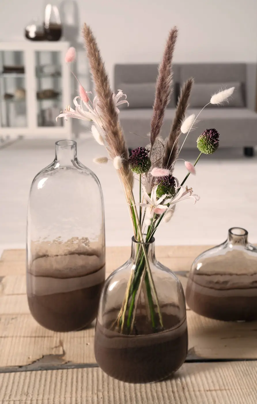 Leonardo Vase CASOLARE braun 50 cm