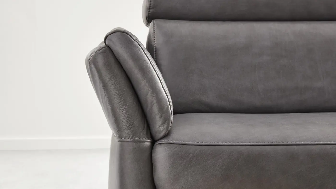 Interliving Polstergruppe Serie 4055 Credo granit ca. 283 x 175 cm