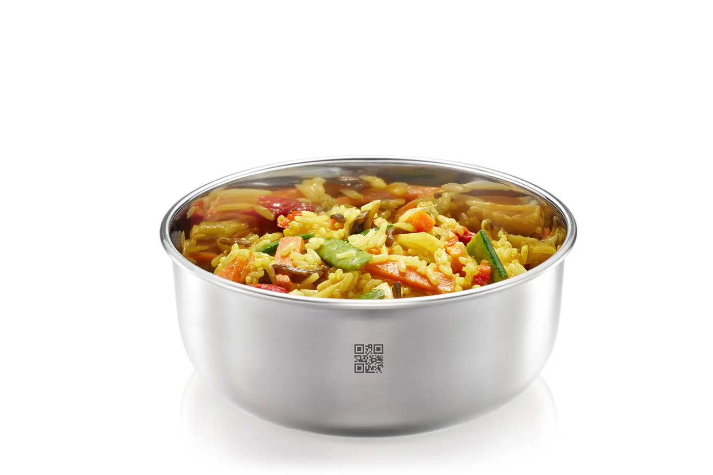 GEFU Frischhaltedose PROVIDO  rund  500 ml schwarz/silber hochwertiger Edelstahl|Kunststoff|Kunststoff