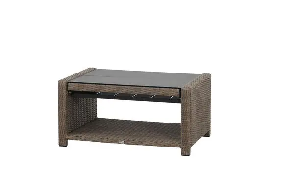 Siena Garden Kaffeetisch Teramo bronze ca. 97 x 60 x 43 cm