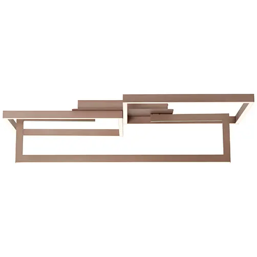 Brilliant  Deckenleuchte QUADRAS Braun