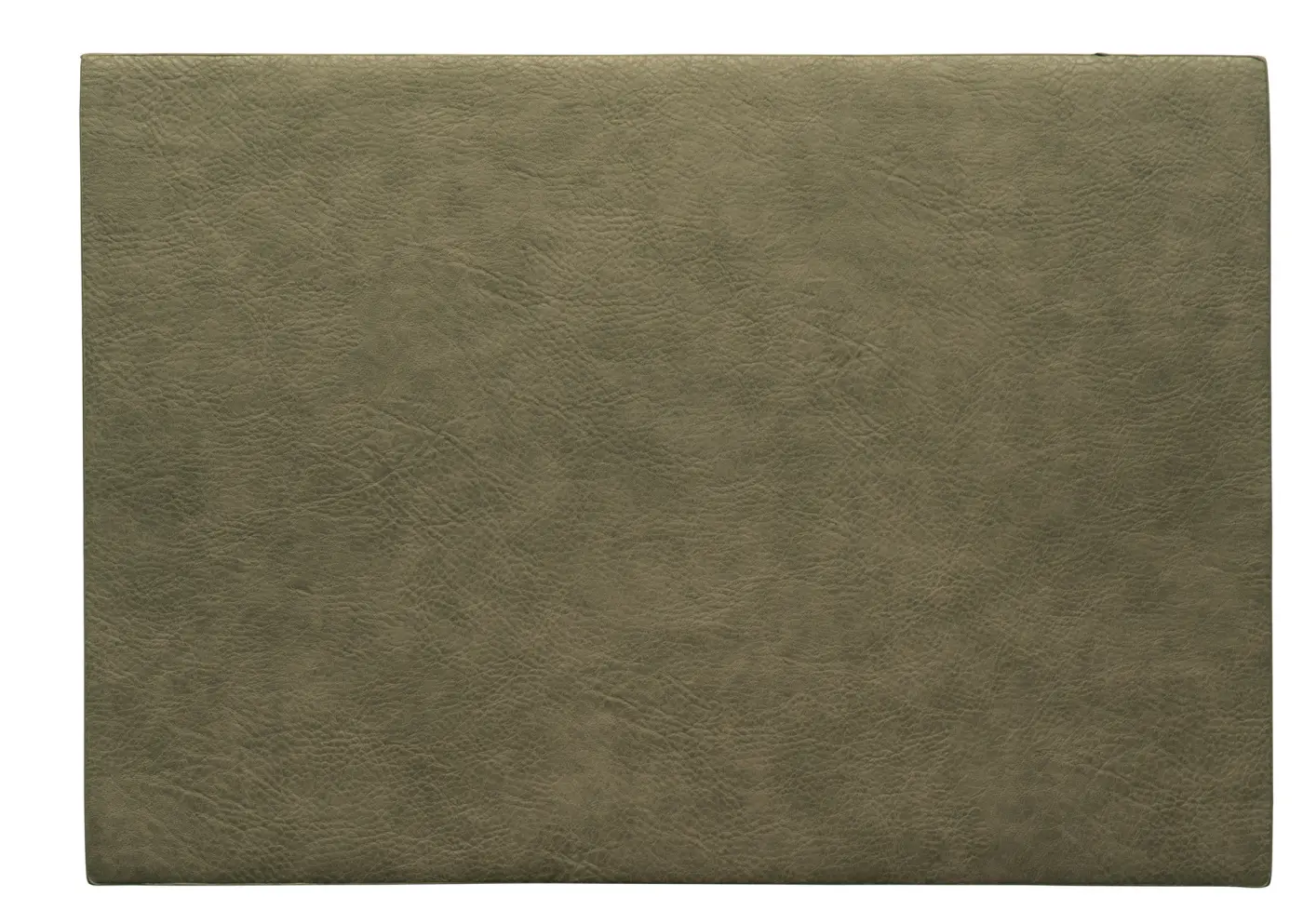 ASA Tischset vegan leather  khaki 46 x 33 cm