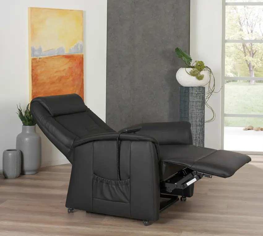 Himolla  Fernsehsessel Quartett  Serie 9107 2 motorisch/Aufstehhilfe  Microfaser  Mocca
