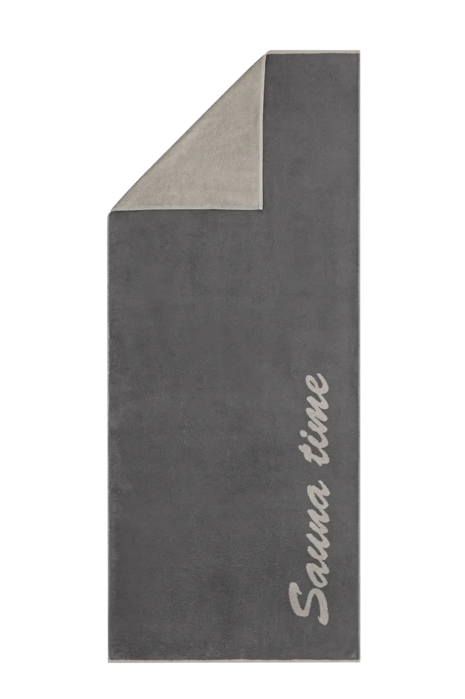 Cawö Saunatuch Saune-Time anthrazit 80/200 cm