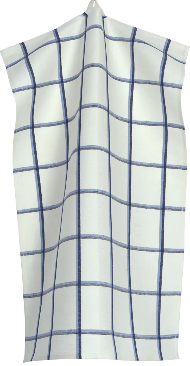 Sander Geschirrtuch Ruben light blue/navy blue 50 x 70 cm