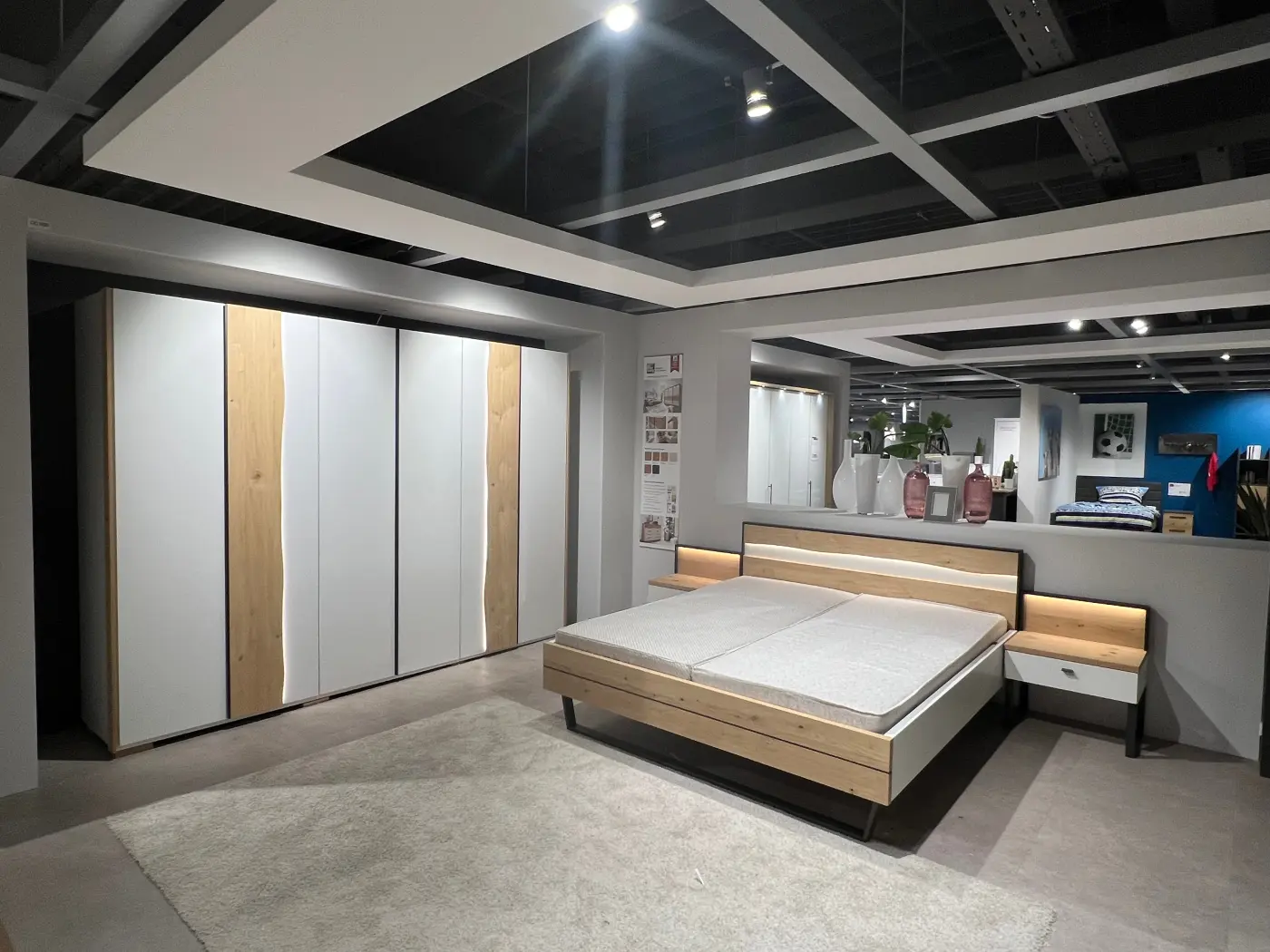 Interliving  Schlafzimmerkombination mit Zubehör Serie 1031 polarweiß 