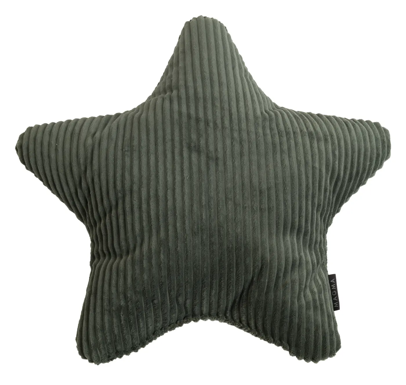 MAGMA Heimtex  Sternkissen RIGA dunkelgrün 50 cm