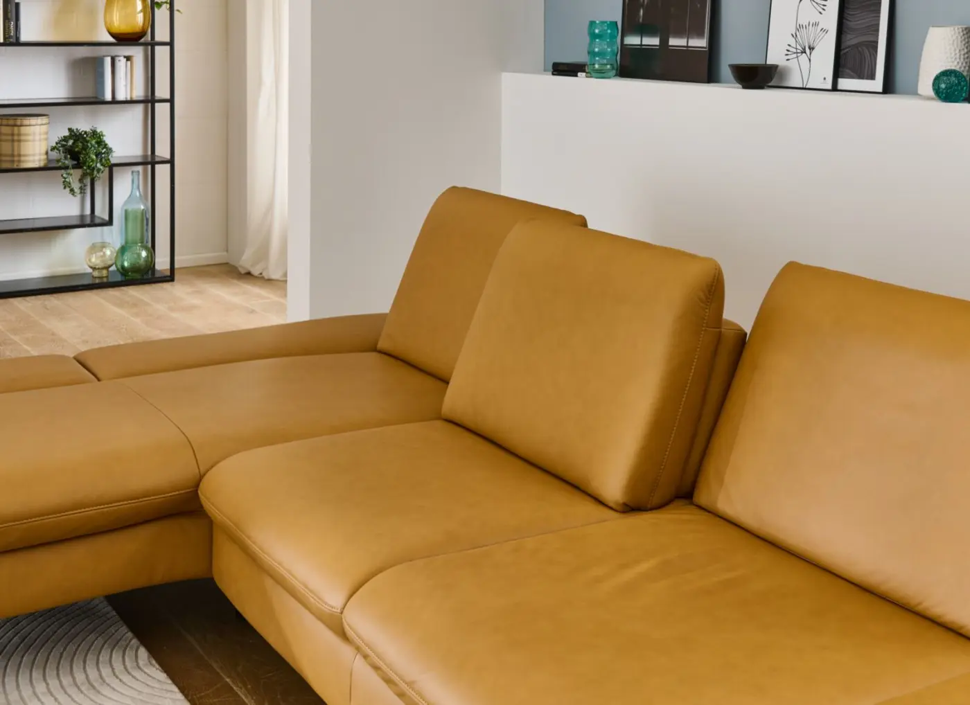 Polinova   Polstergruppe mit Funktion MM-PN1183 olive ca. 199 x 317 cm