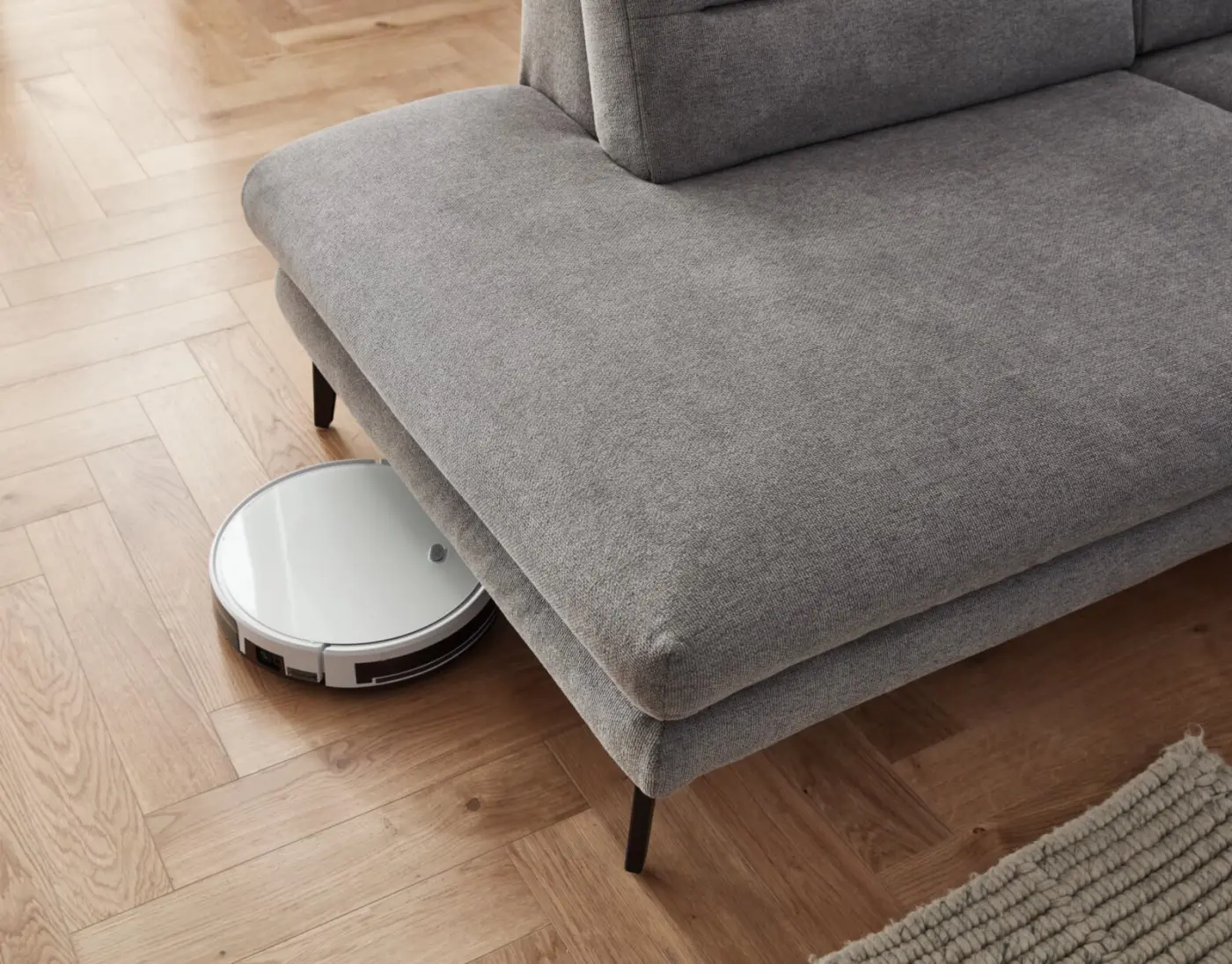 Zehdenick  Wohbnlandschaft MM-ZE1190 mit Funktionen grau ca. 208 x 345 x 180 cm