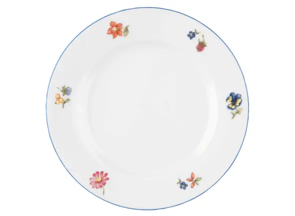 Seltmann Weiden  Brotteller rund Sonate floral beige 17 cm