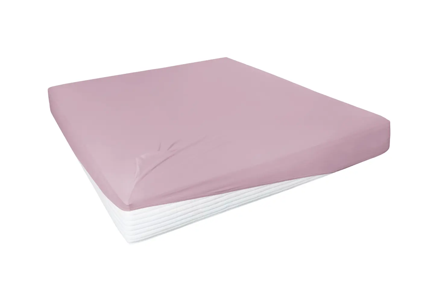 Hahn Elastan-Feinjersey-Spannbettuch mauve 90-120 x 200-220cm