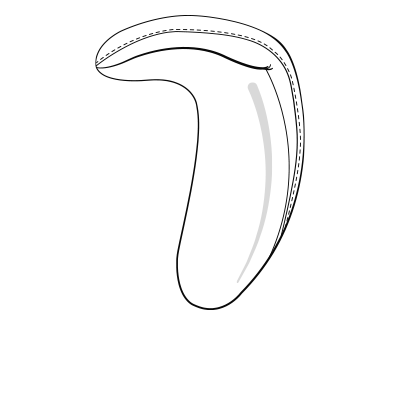 Hukla Relaxsessel Serie  CM-HU1157 Leder elfenbein Körperdruck/Gasdruckfeder