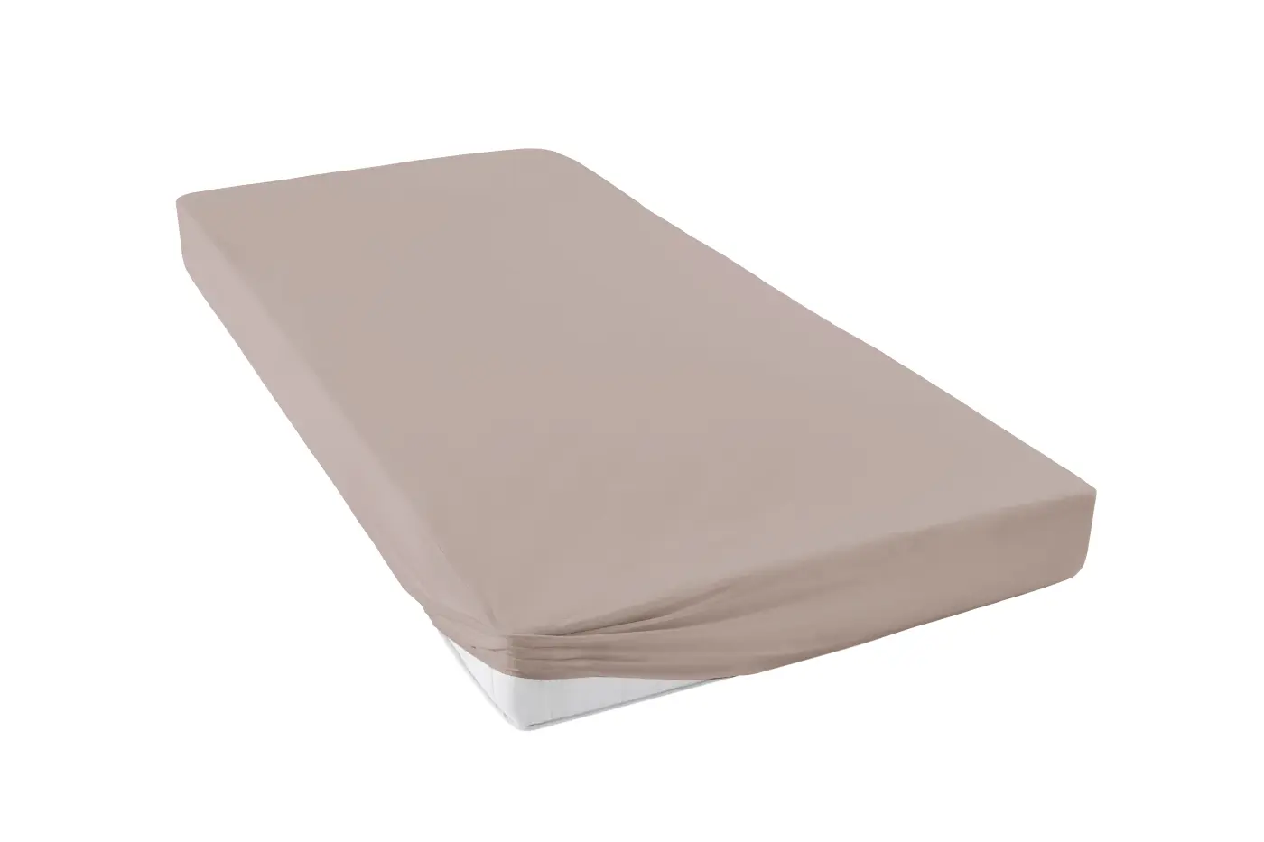 Hahn Familien-Spannbetttuch, 70 x 140 cm  kiesel