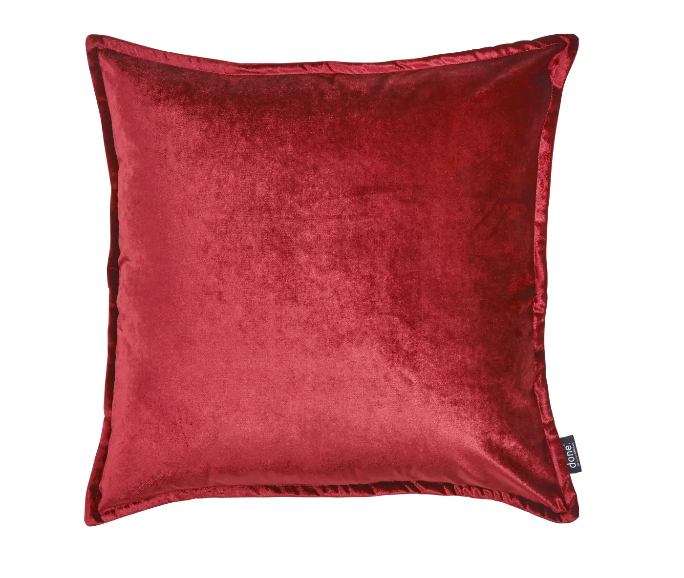 DONE. GLAM Kissenhülle Samt red 65 x 65 cm