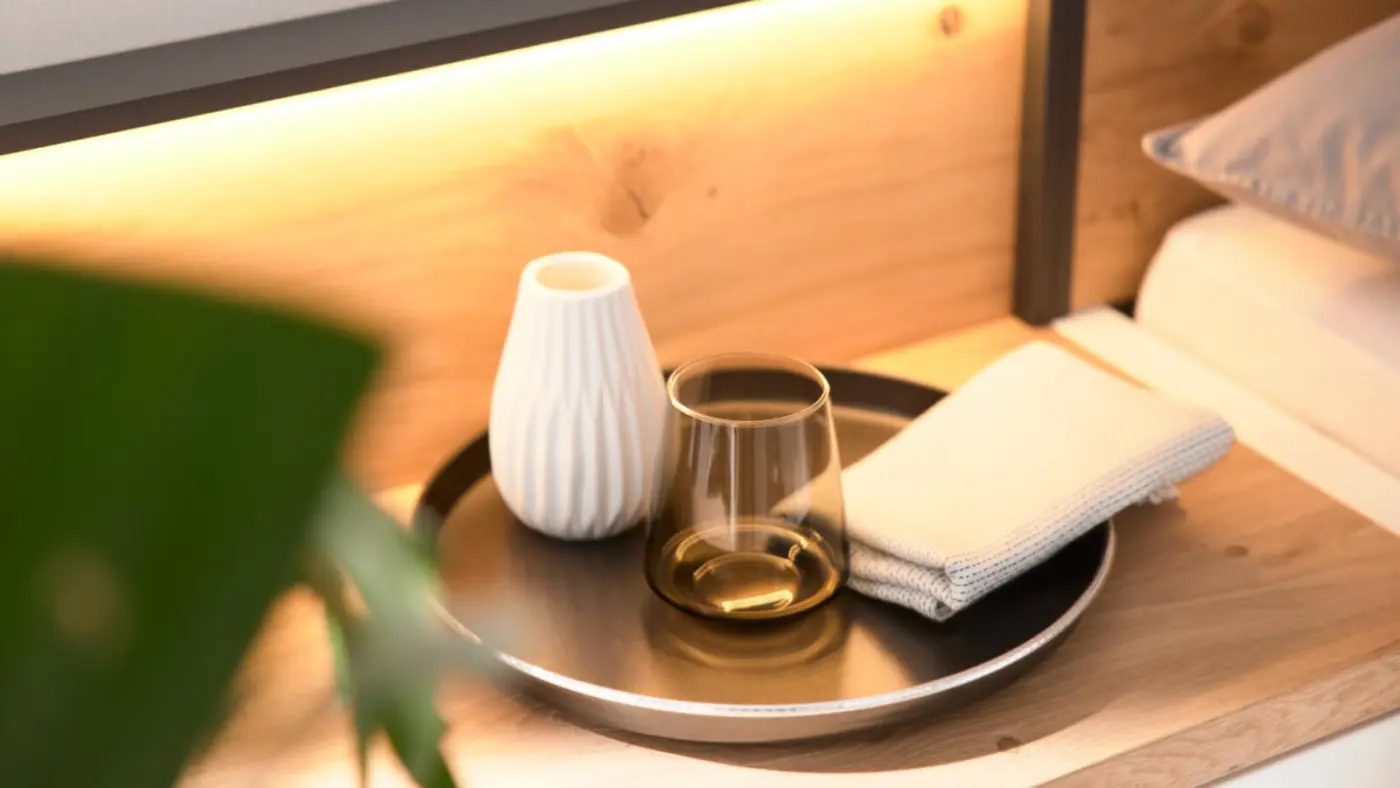 Interliving  Schlafzimmerkombination mit Zubehör Serie 1031 polarweiß 