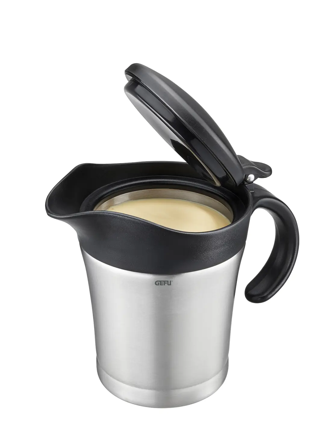 Gefu Thermo-Sauciere TREAT Schwarz, silber