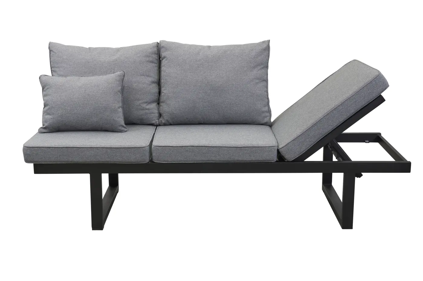 LC Garden Multifunktionssofa Sondrino grau/schwarz ca. 202 cm breit