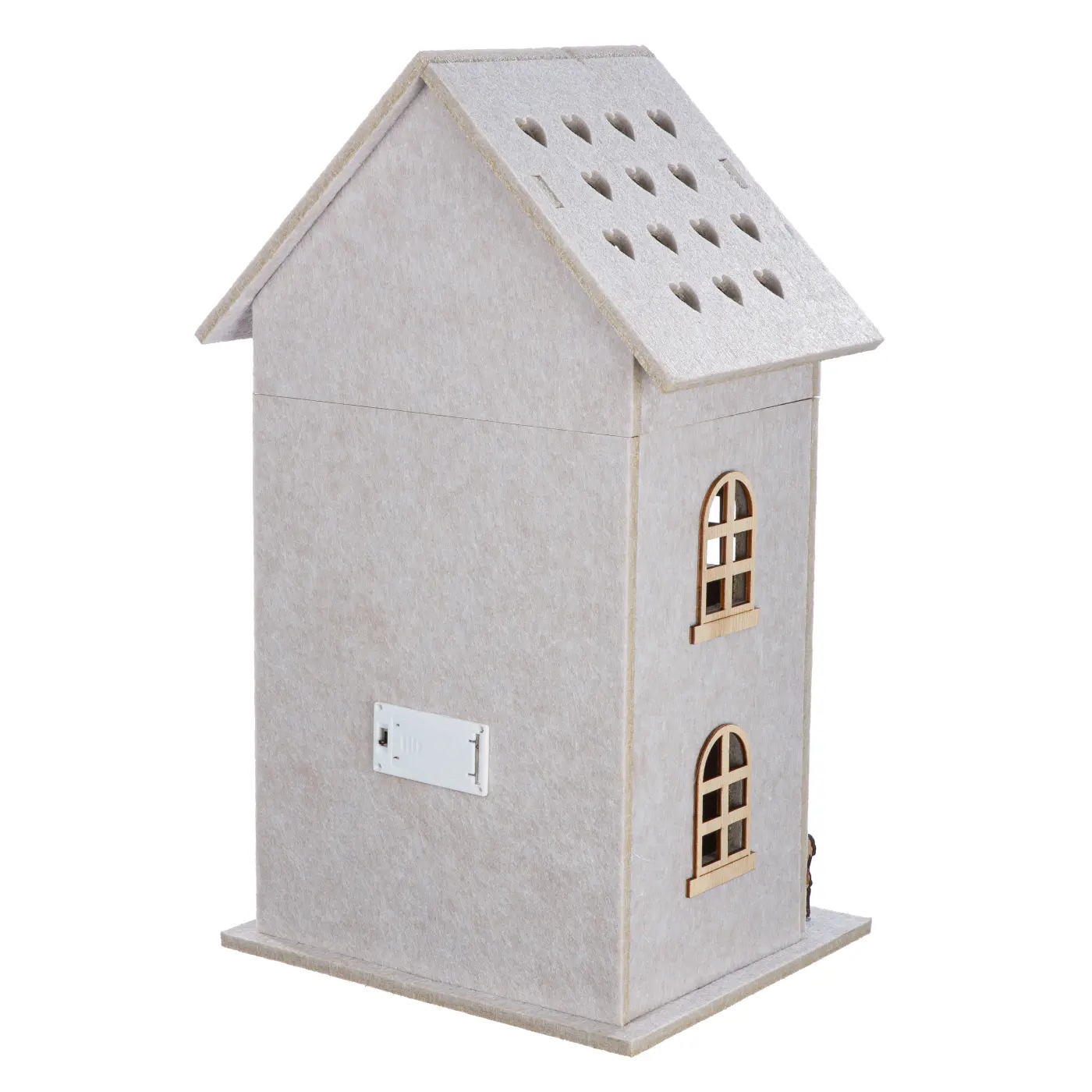 Gilde Dekoobjekt (LED) Amata beige L 23 x B 28.5 x H 46 cm
