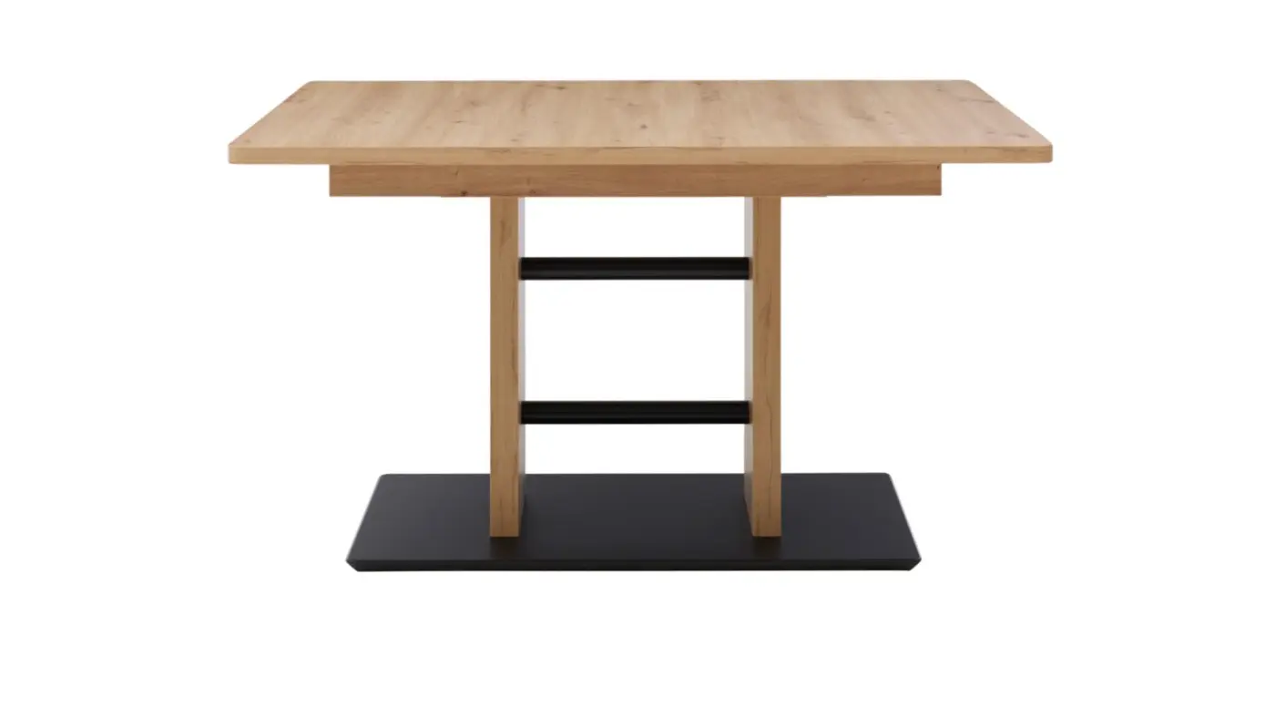 Interliving Funktionstisch Serie 5505 Eiche Artisan NB ca. 90 x 130 (178)cm