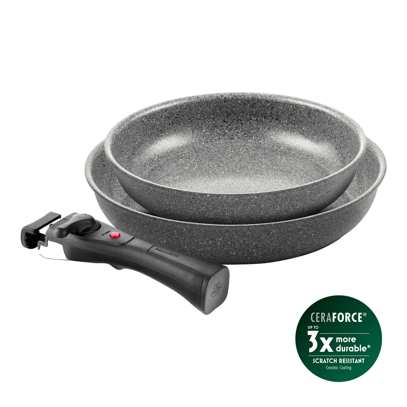 Ballarini Bratpfannenset 2 tlg Torre 24/28 cm 