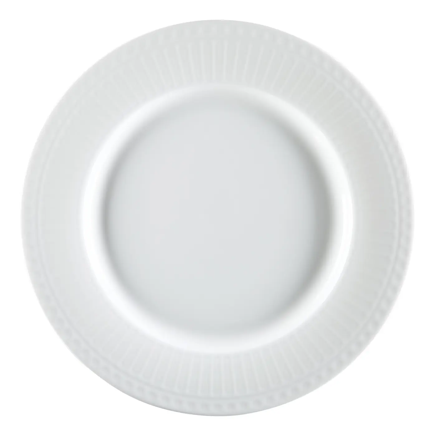RItzenhoff & Breker Speiseteller Sofia weiß mit Reliefdekor 26,5 cm 