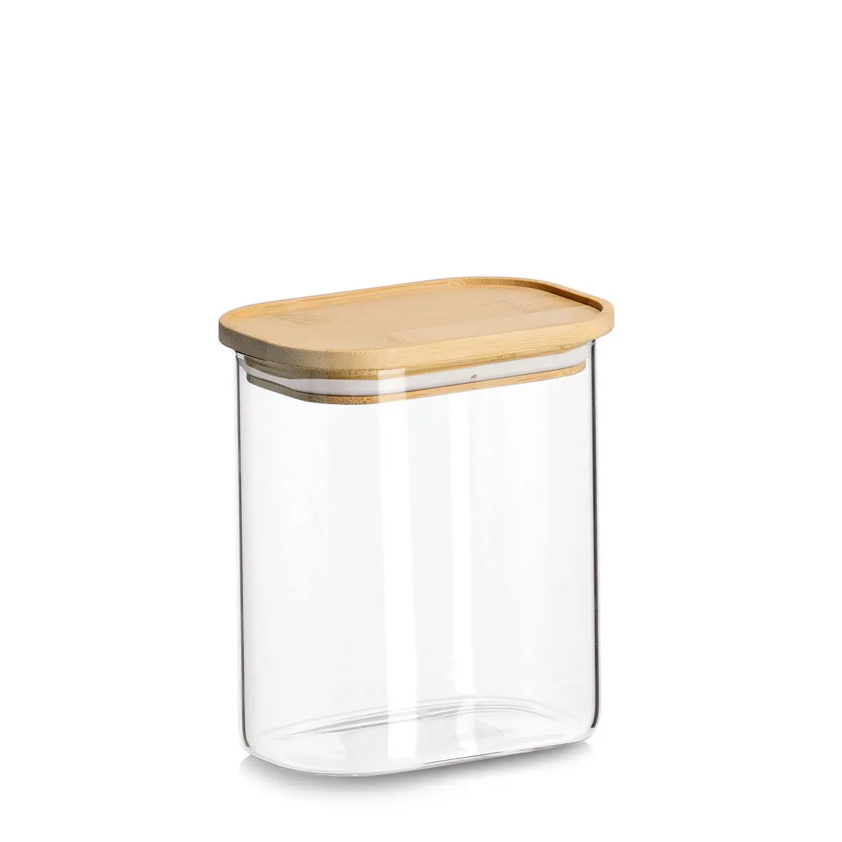 Zeller Vorratsglas mit Bambusdeckel 1000 ml