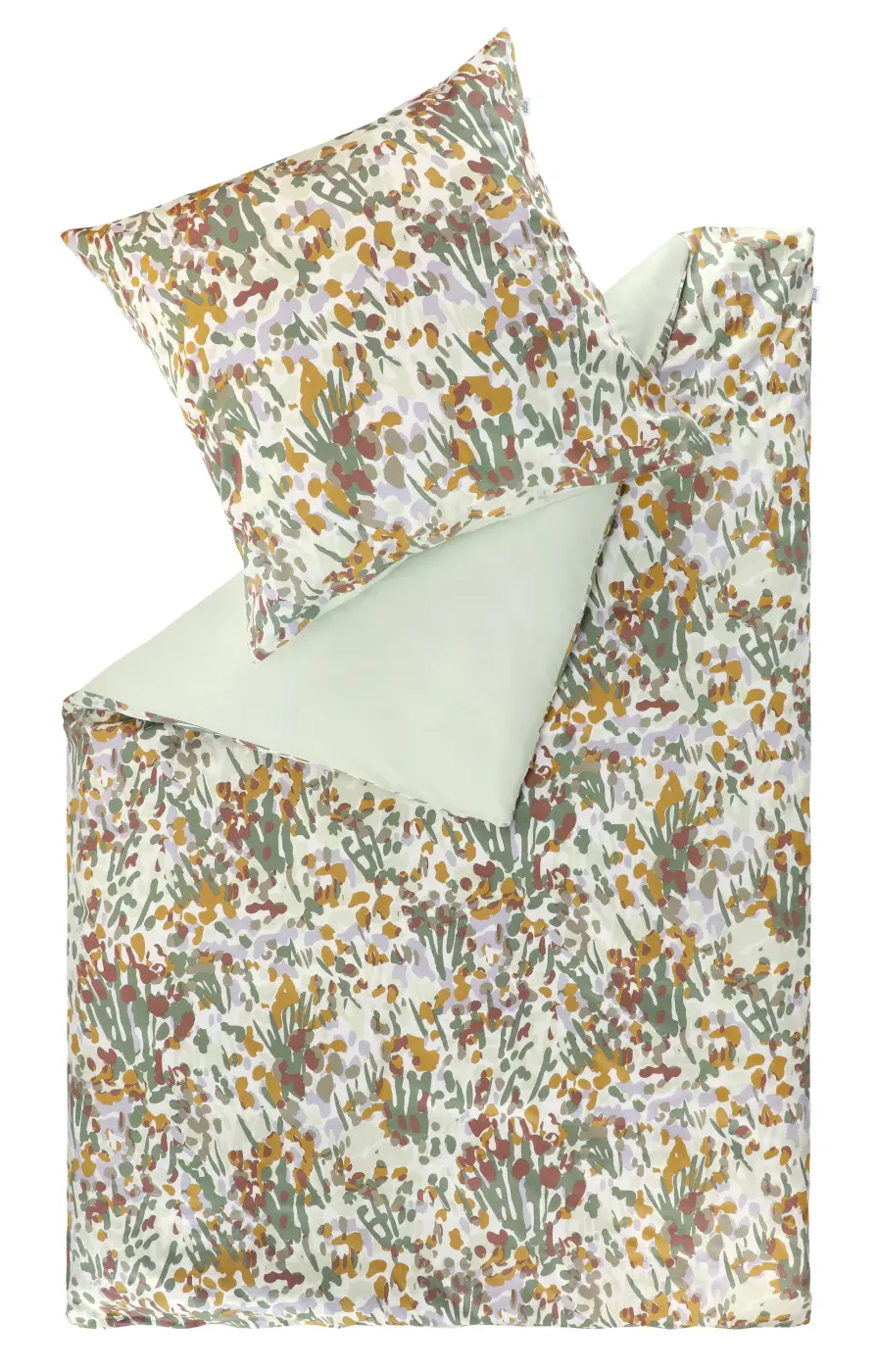 Schöner Wohnen Bettwäsche  Floral grün 135x200cm
