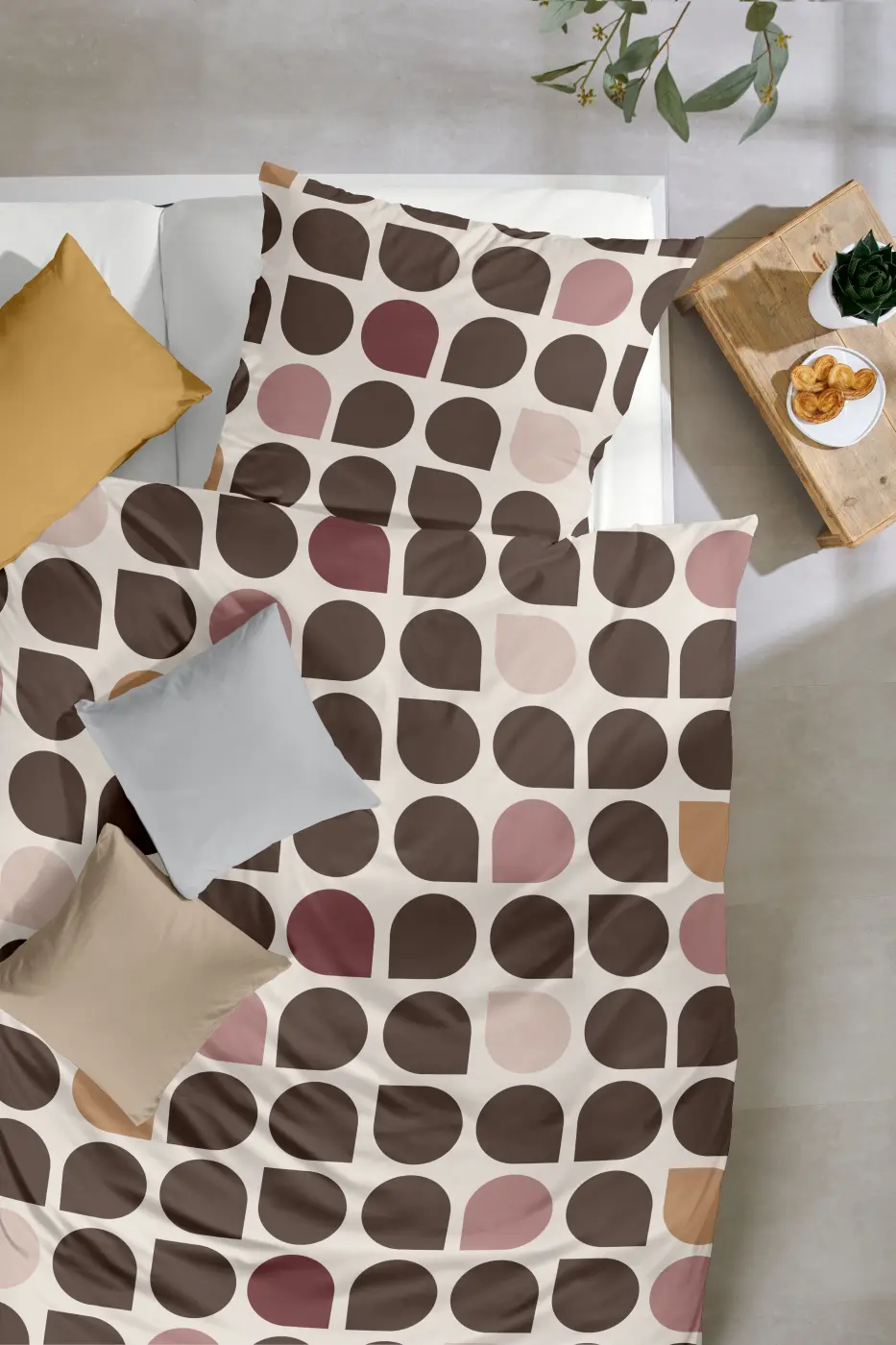 Hahn Mako-Satin-Bettwäsche 155x220cm