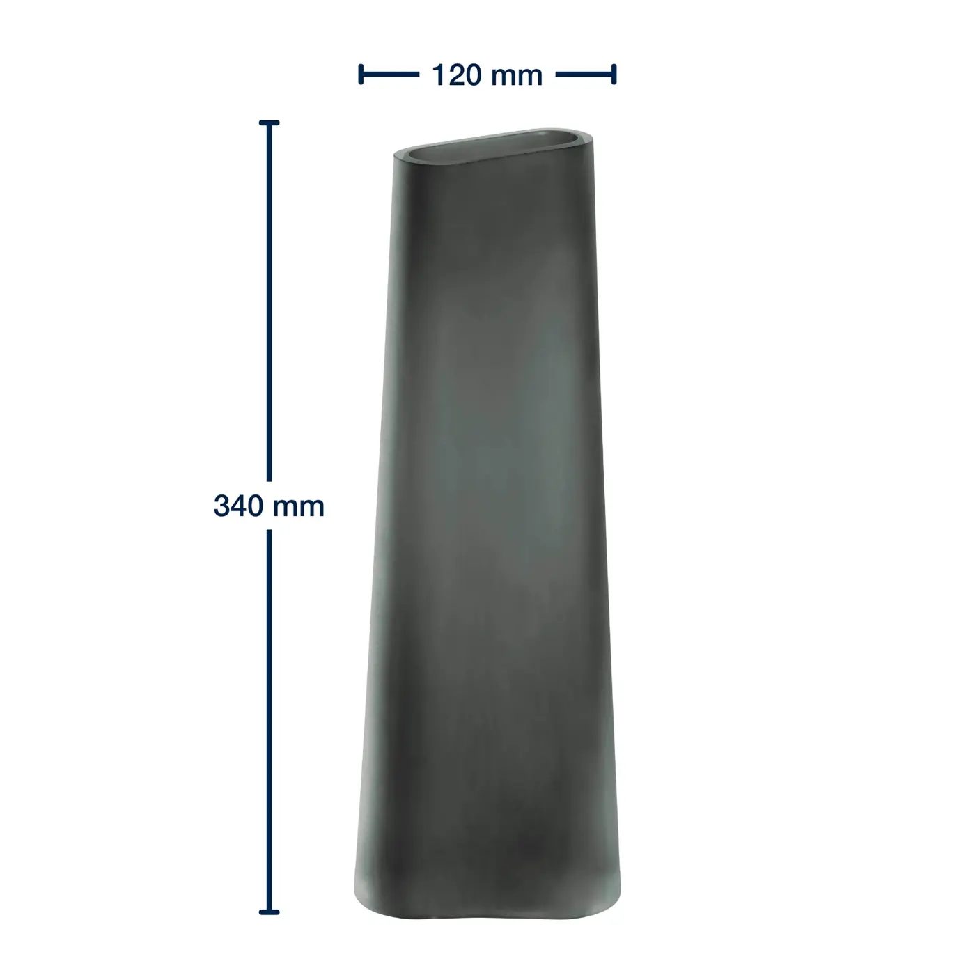 Leonardo Vase TURNO grau 35 cm