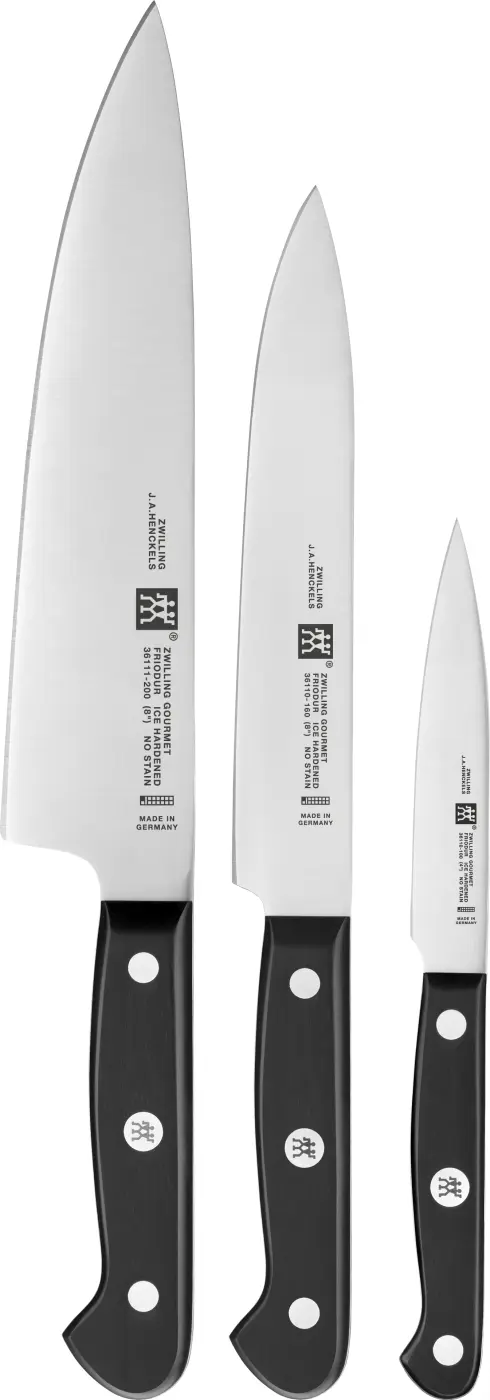 Zwilling Messerset  Gourmet MetallfarbenSchwarz