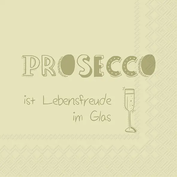 Ihr Lunch-Servietten PROSECCO light green 33X33 cm
