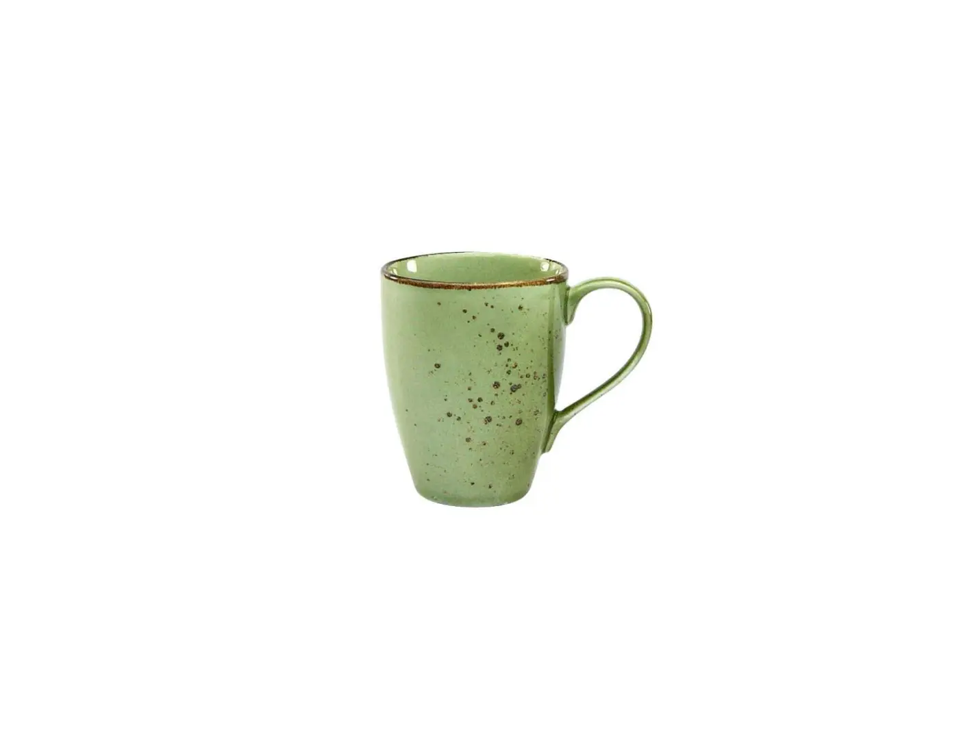 CreaTable Kaffeebecher Nature Collection Naturgrün Steinzeug
