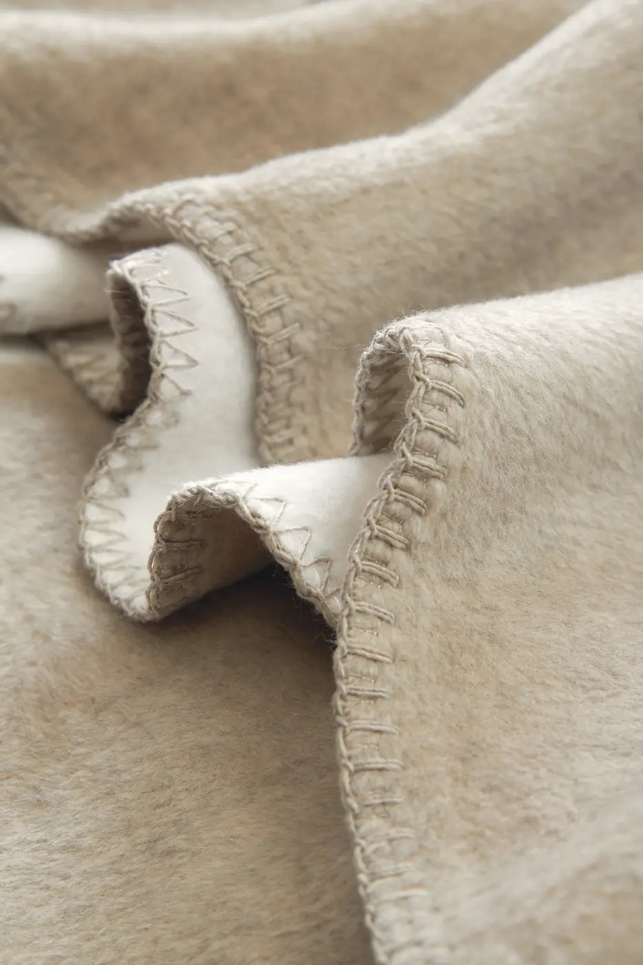 Schöner Wohnen Plaid  Ellipsen beige 150x200cm