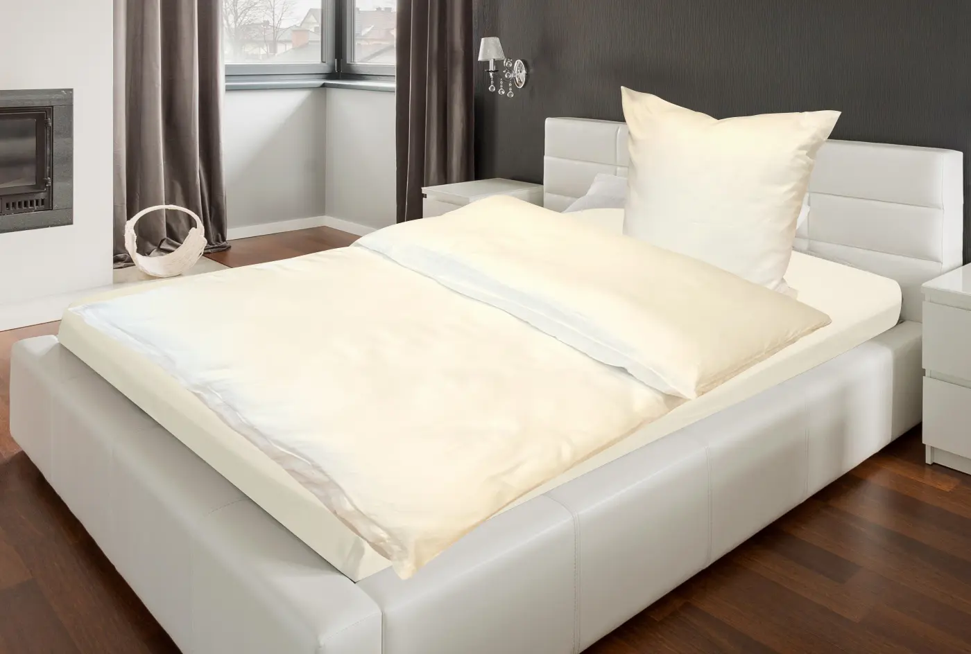 Cosima  Bettwäsche Elodie creme 155 x 22 0cm