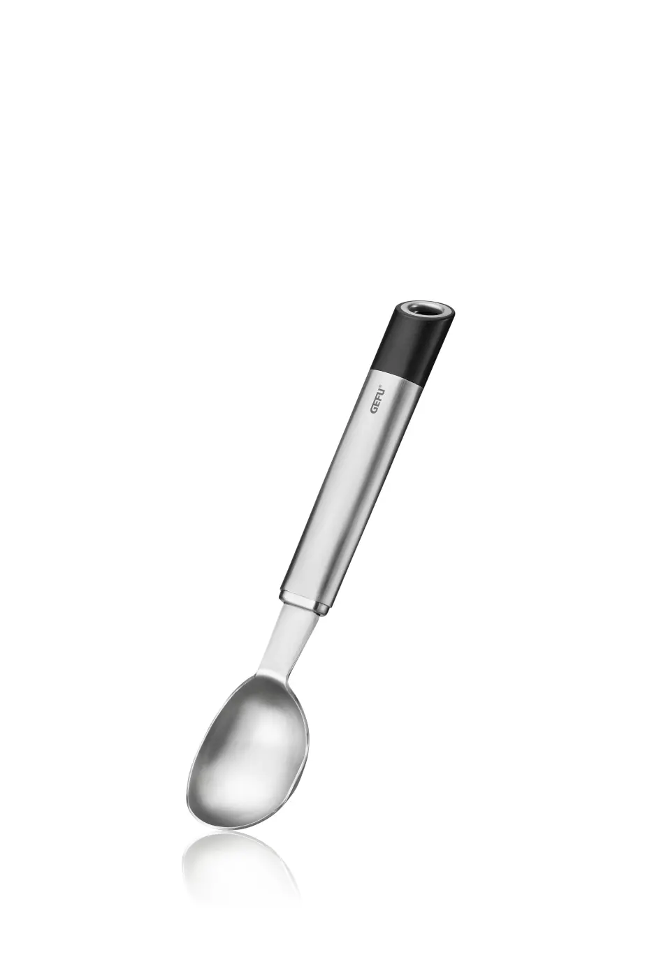 GEFU Eisportionierer PRIMELINE schwarz/silber hochwertiger Edelstahl|Kunststoff|