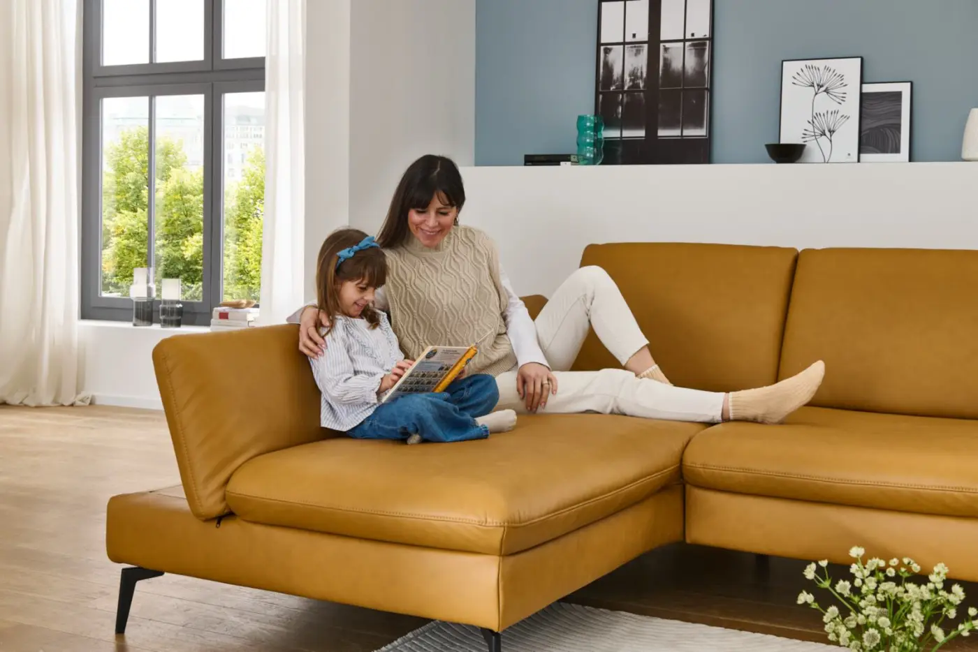 Polinova   Polstergruppe mit Funktion MM-PN1183 olive ca. 199 x 317 cm