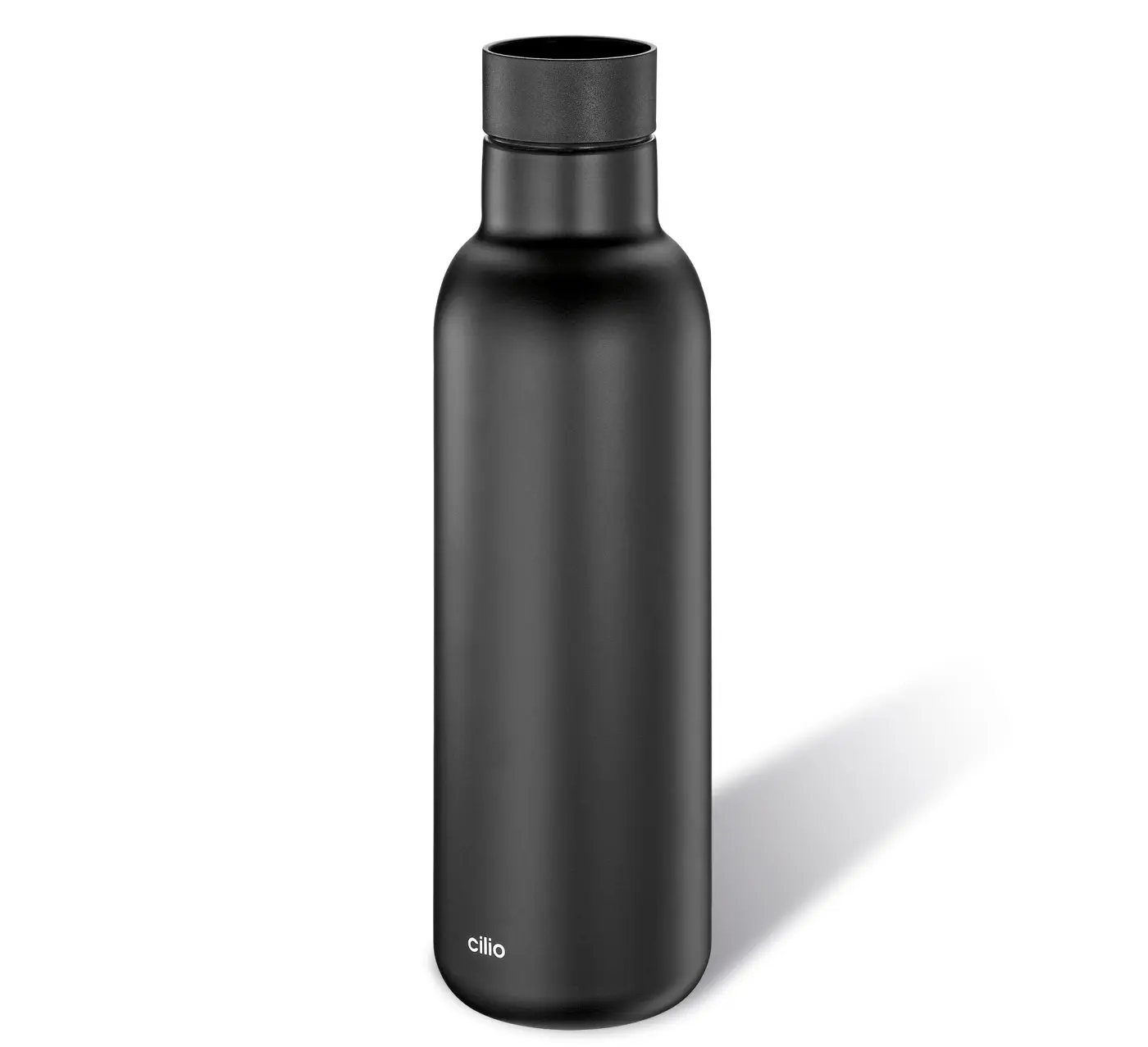 Cilio Isoliertrinkflasche DELUXE 450 ml schwarz matt