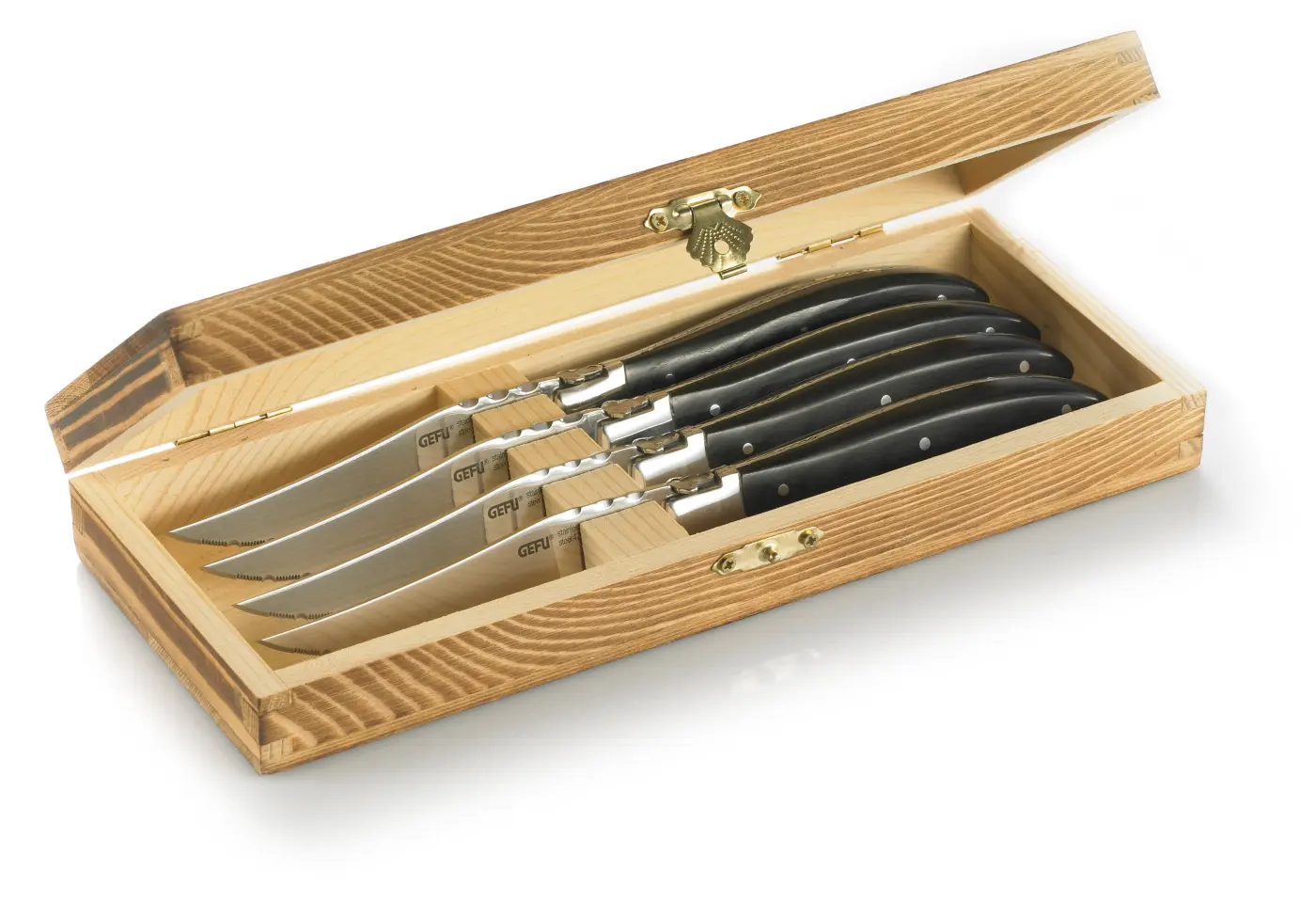 Gefu Steakmesser-Set BASCO Hellbraun
