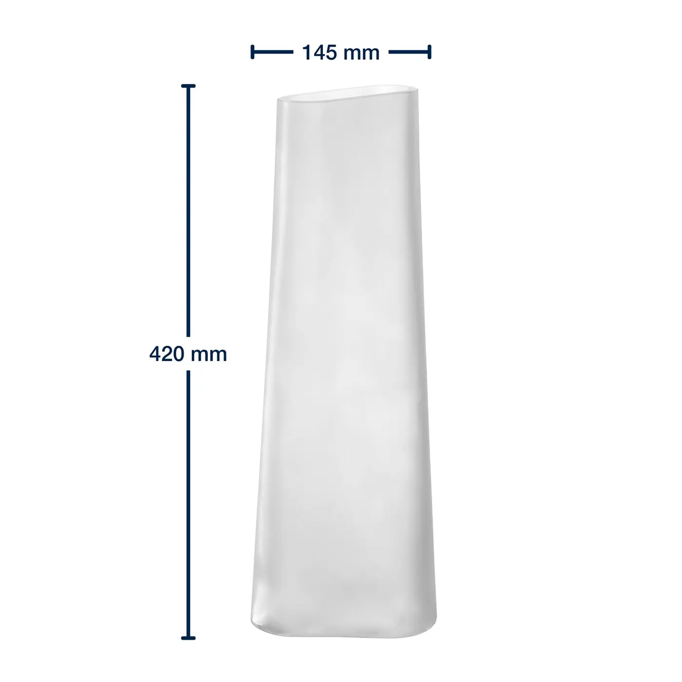 Leonardo Vase TURNO satiniert 43,5 cm