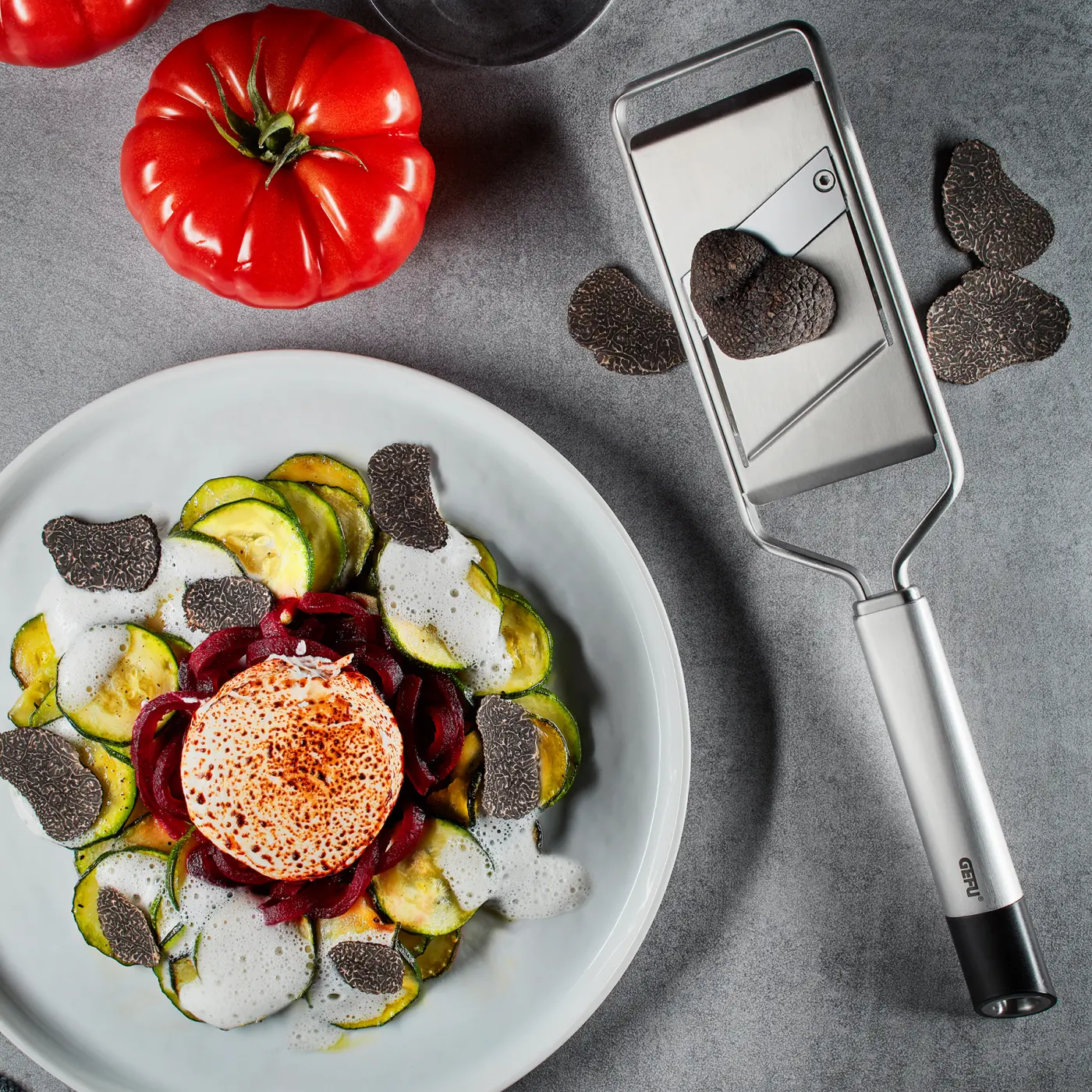Gefu Gourmet-Hobel PRIMELINE Schwarz, silber