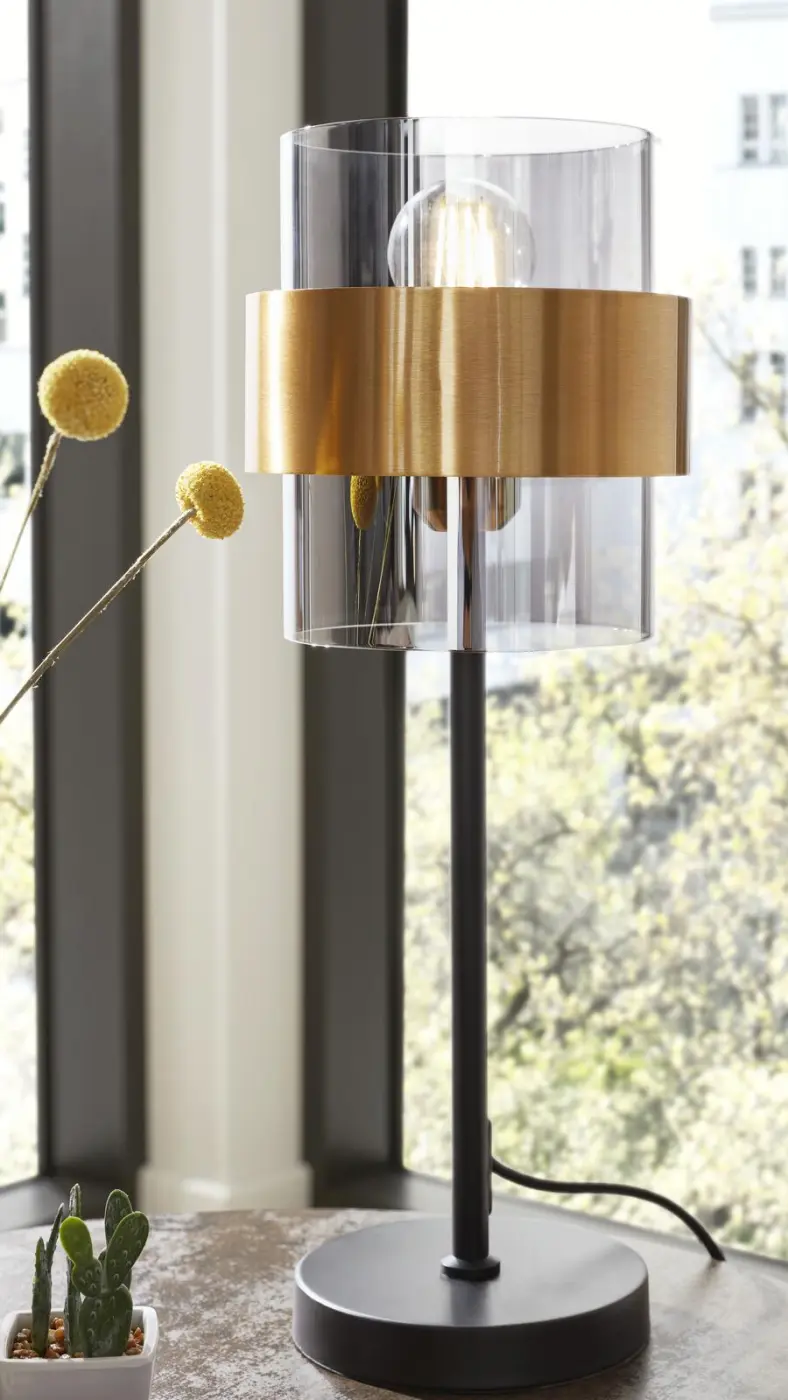 Interliving Tischleuchte IL 9333 Schwarz