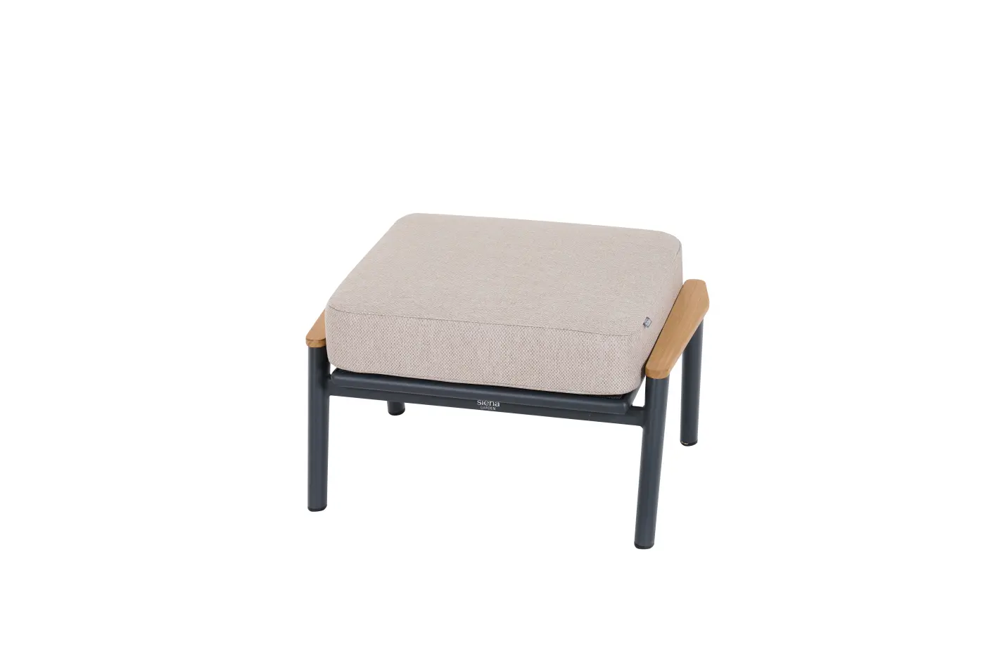 Siena Garden Lounge Hocker Cortina natur/anthrazit