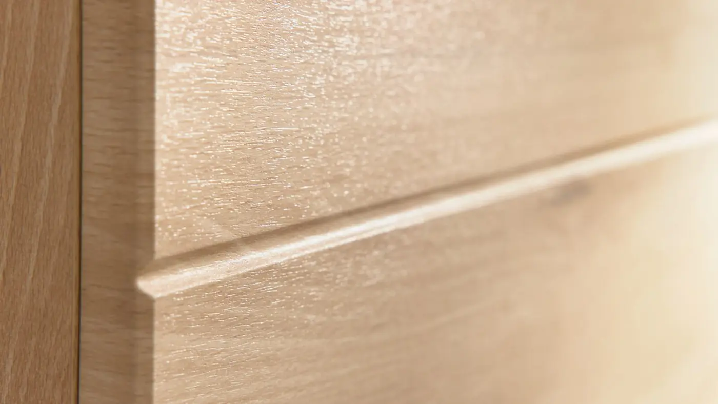 Interliving  Wohnkombi Serie 2110 Naturbuche  ca. 315 x 216 x 40-45cm