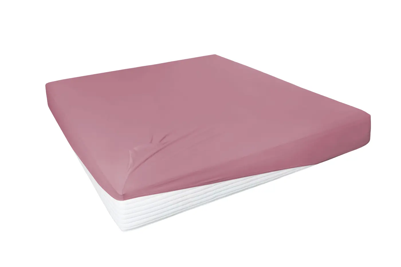 Hahn Elastan-Feinjersey-Spannbettuch  rosenholz 