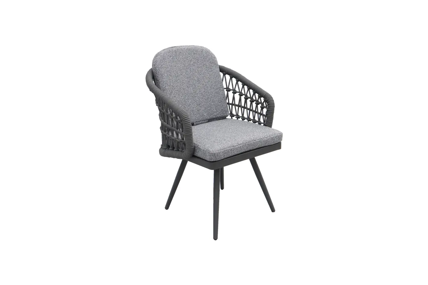 Interliving Drehsessel Serie 7012 hellgrau/anthrazit ca.  69 x 80 x 59 cm