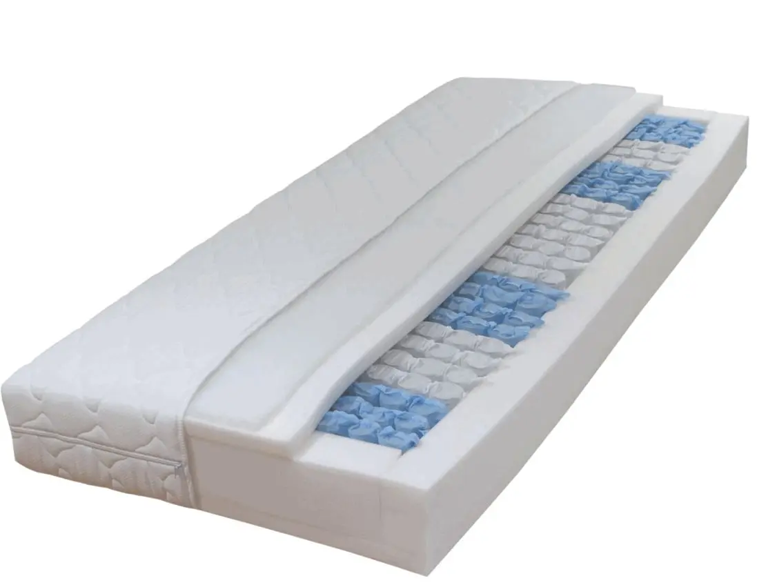 sun garden  Matrate T100 DormiSpring LF 100x 200 cm weiß H 3