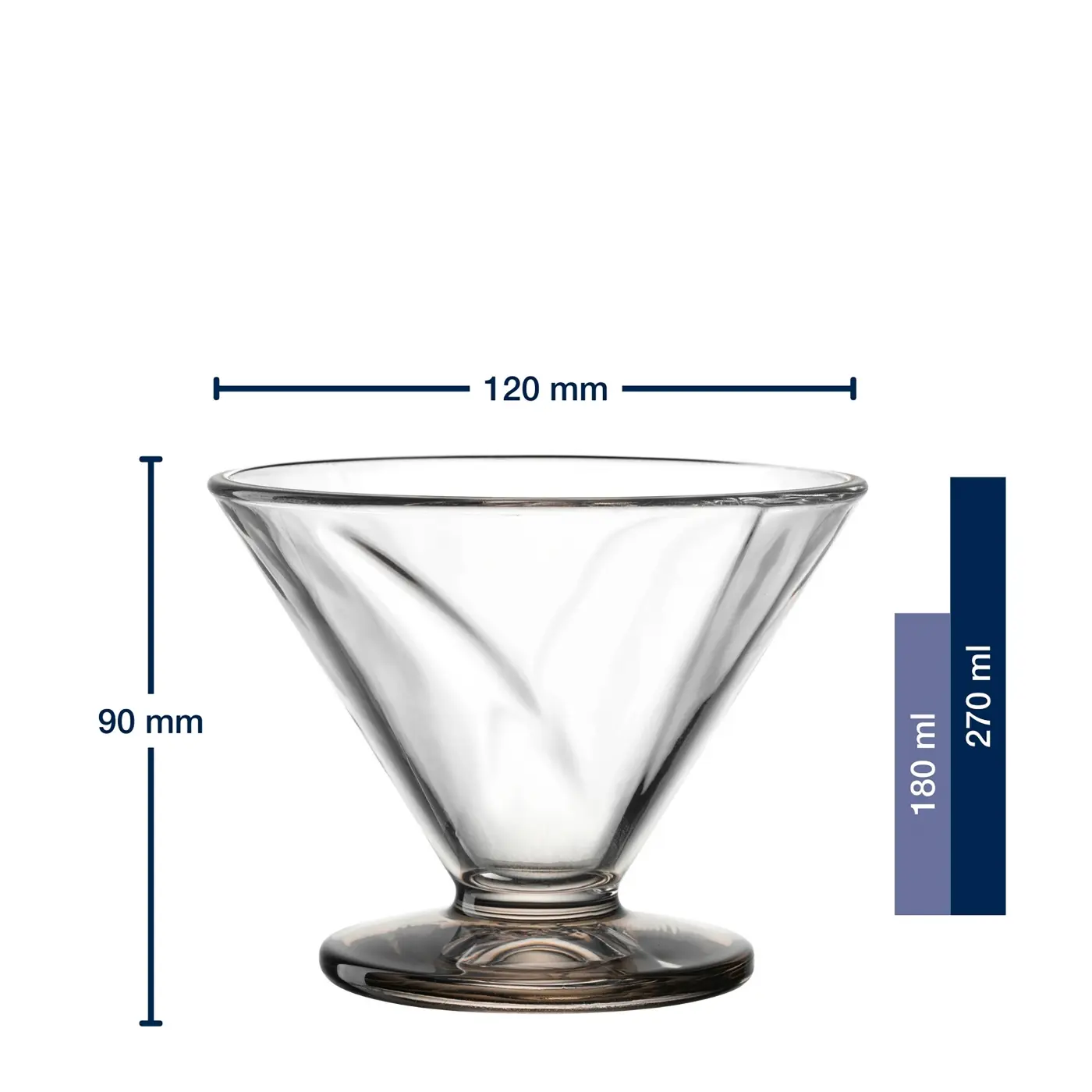 Leonardo Funktionsschale CONO mehrfarbig 180 ml 9 cm