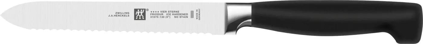 Zwilling Universalmesser,13cm Vier Sterne Metallfarben/Schwarz