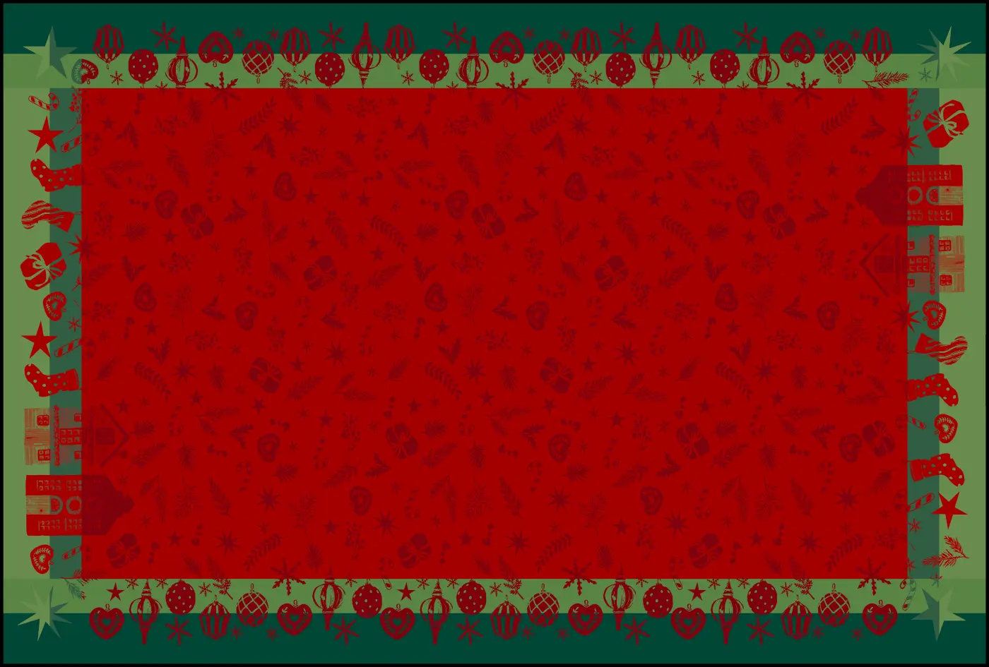 Sander Tischdecke Jolly Time red 150 x 250 cm